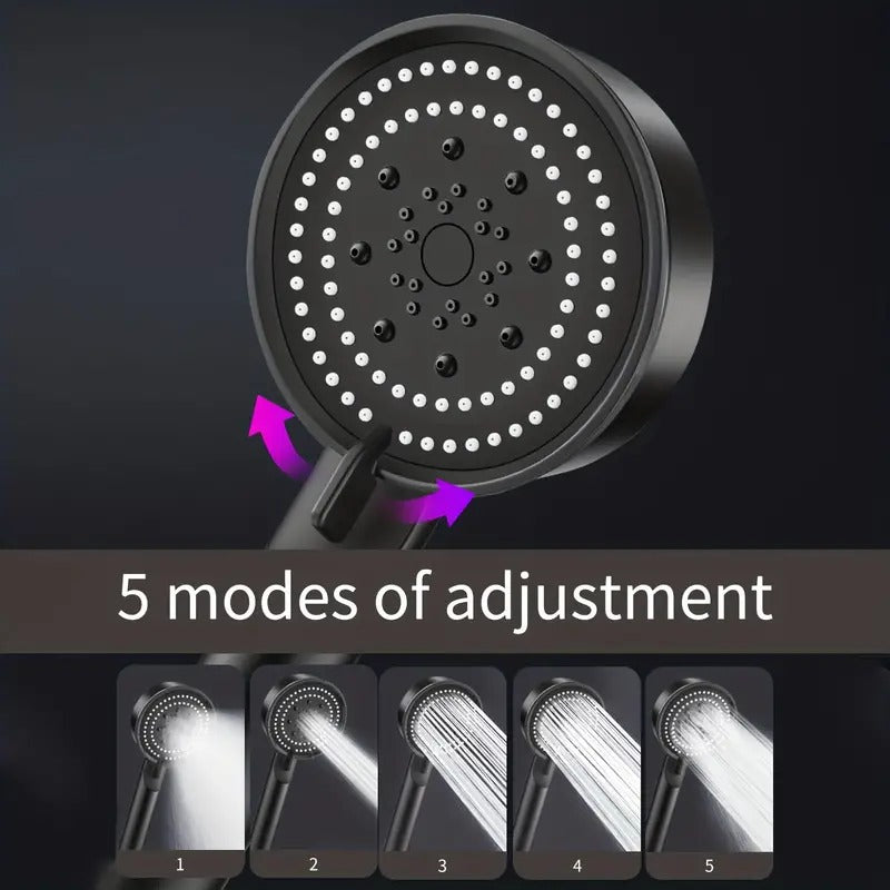 CABEZAL DE DUCHA CON FILTRO 360 POWER - HIDROMASAJE Y ALTA PRESIÓN