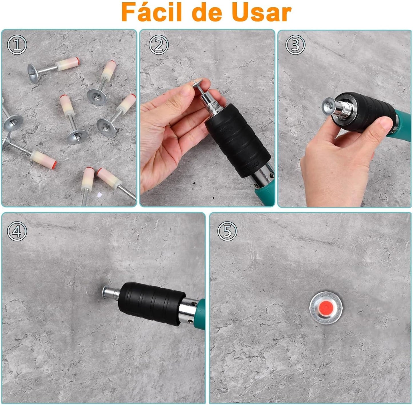 PISTOLA DE CLAVOS + 30 CLAVOS DE REGALO CON ENVÍO GRATIS