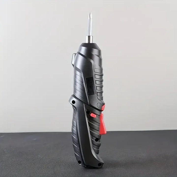 DESTORNILLADOR INALÁMBRICO RECARGABLE DE 47 PIEZAS + ALARGADOR FLEXIBLE