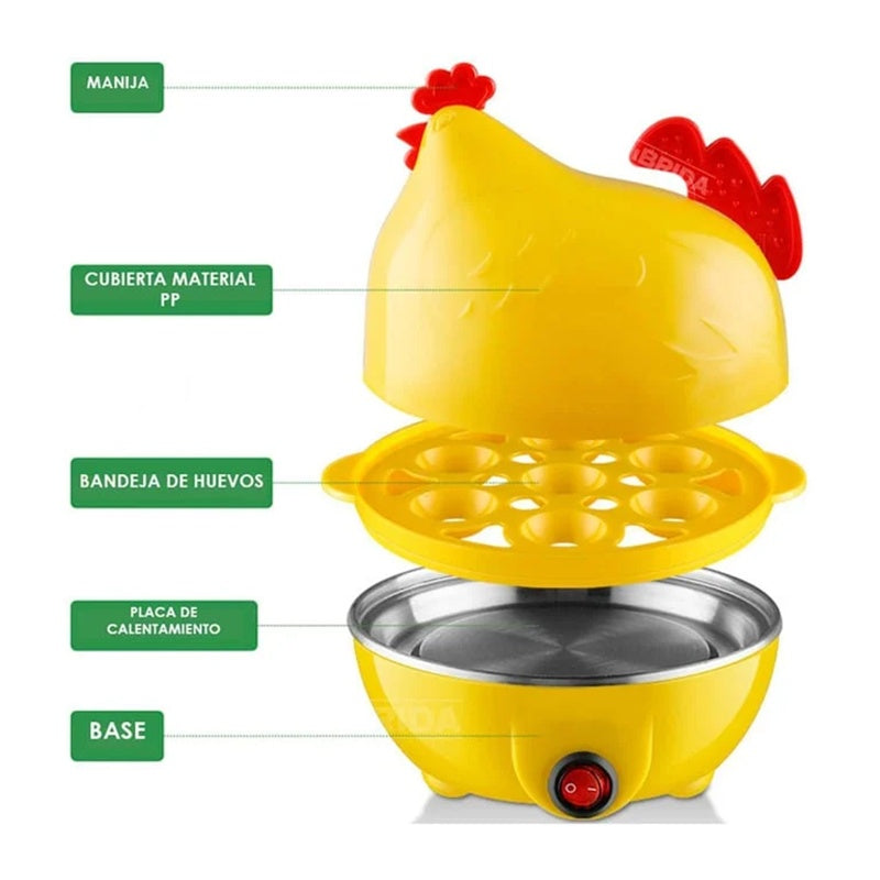 GALLINA VAPORERA HERVIDORA DE HUEVOS
