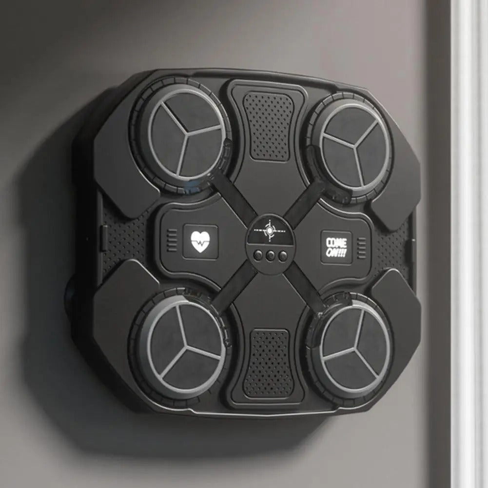 MÁQUINA DE BOXEO PARA NIÑOS MUSICAL + GUANTES, Bluetooth y luces