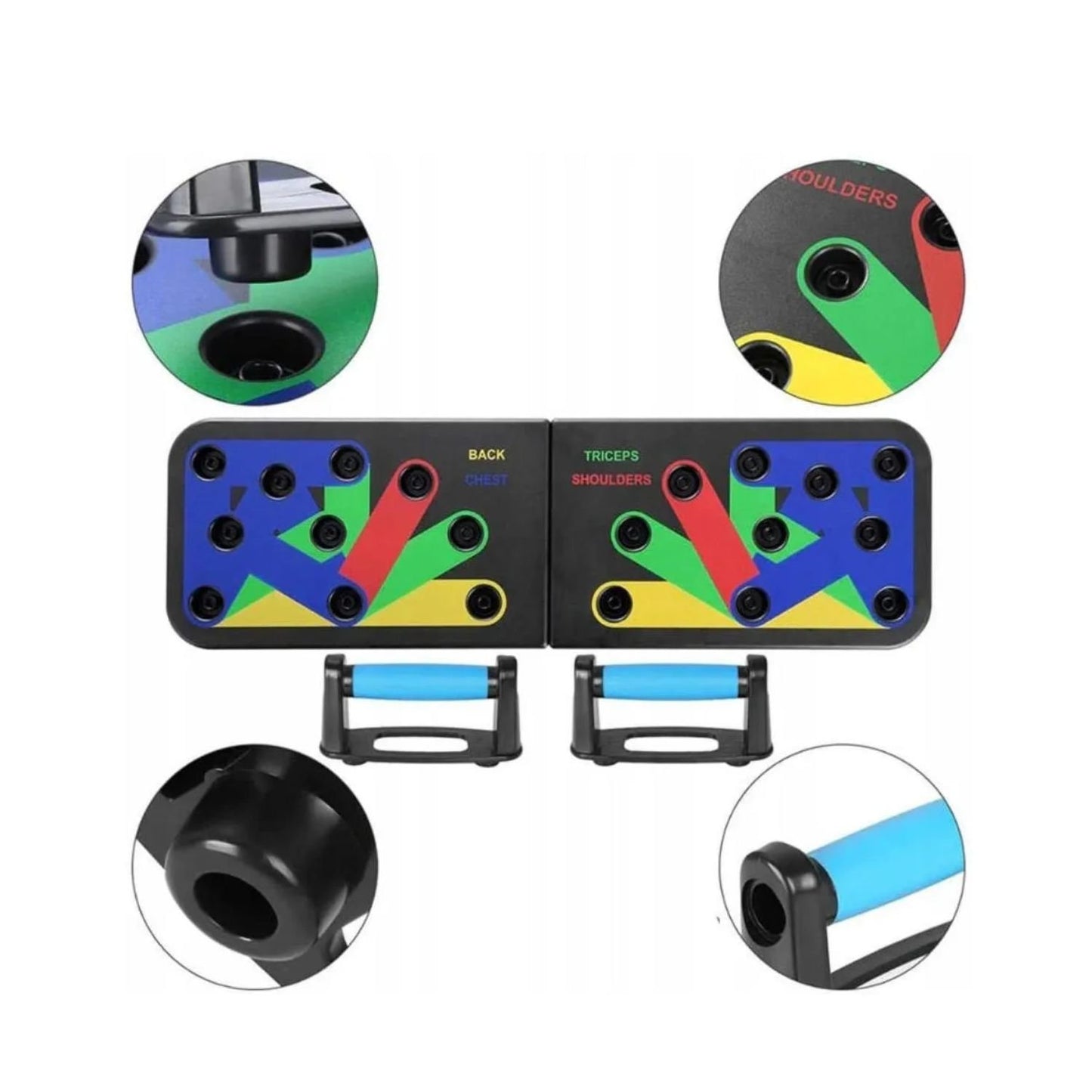 TABLERO DE FLEXIONES 12 EN 1 - PUSH UP