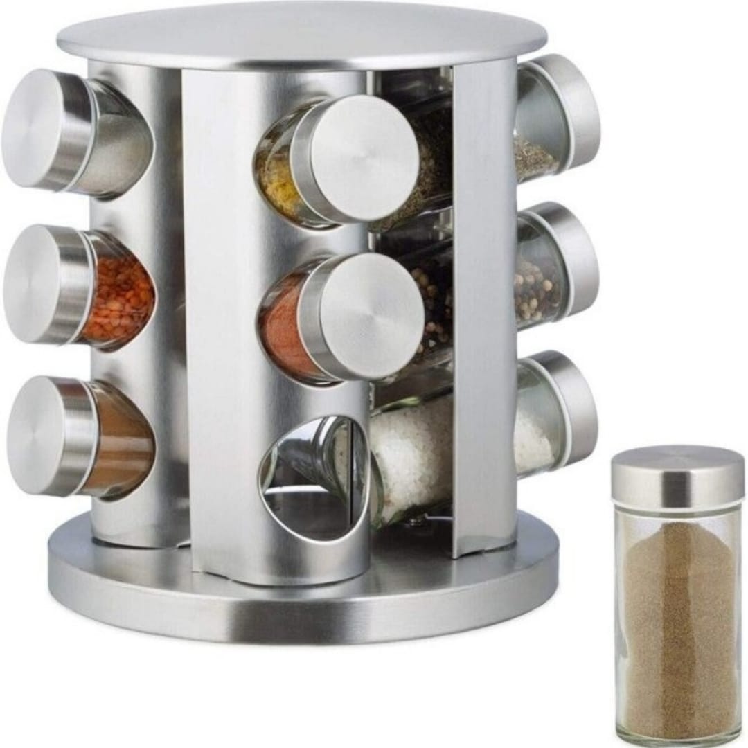 CONDIMENTERO GIRATORIO DE 12 FRASCOS