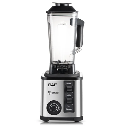 LICUADORA SEMI INDUSTRIAL PICA HIELO MARCA RAF DE 2300 WATTS,  15 VELOCIDADES Y BASE METÁLICA.