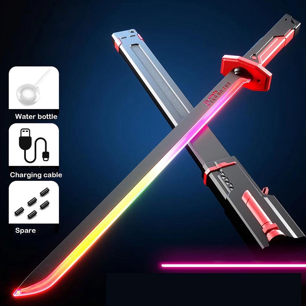 Sparkblade con Sonido, chispas, humo y Luces, recargable y accesorios.