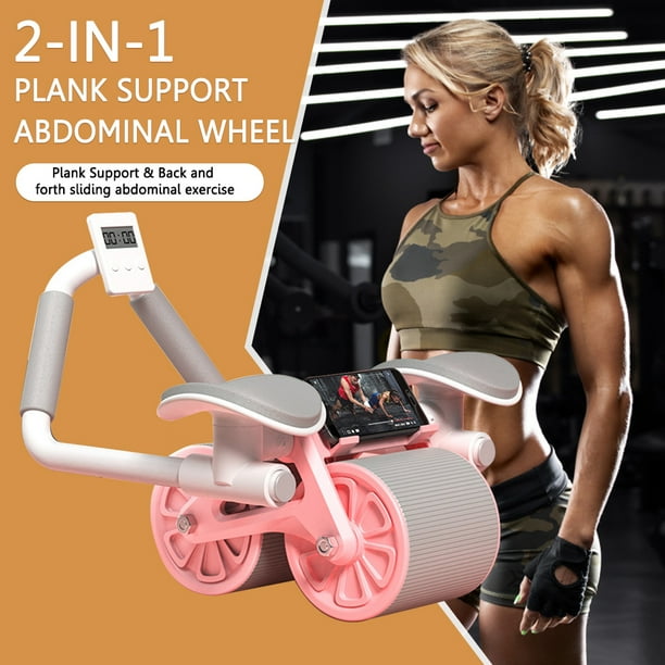 SUPER RODILLO ABDOMINAL DE 4 RUEDAS y 4 CODERAS + ACCESORIOS