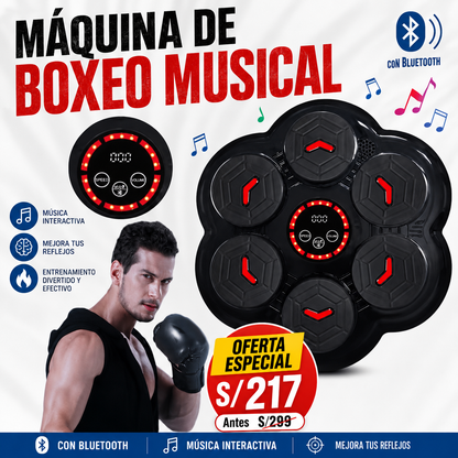 MÁQUINA DE BOXEO MUSICAL PRO +🎁 Y ENVÍO GRATIS