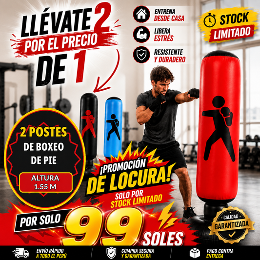 2 POSTES DE BOXEO +🎁 Y ENVÍO GRATIS