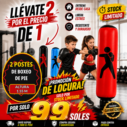 2 POSTES DE BOXEO +🎁 Y ENVÍO GRATIS