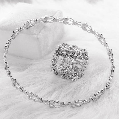 ANILLO PULSERA AJUSTABLE 2 EN 1