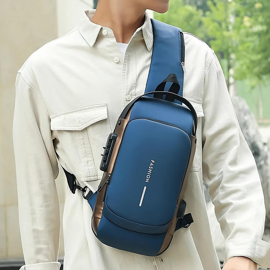 MORRAL ANTIRROBO IMPERMEABLE CON CLAVE