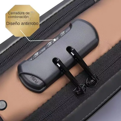 MORRAL ANTIRROBO IMPERMEABLE CON CLAVE