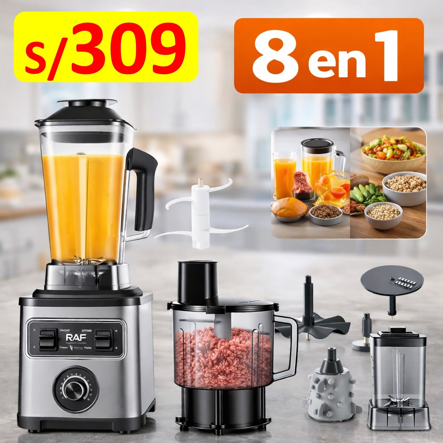 SUPER LICUADORAS DE 3, 5 Y 8 FUNCIONES |SEMI INDUSTRIALES DE 15 VELOCIDADES