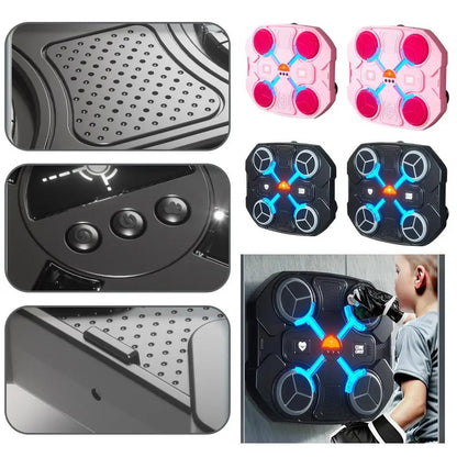 MAQUINA DE BOXEO MUSICAL + 2 GUANTES DE BOX GRATIS