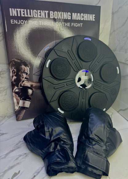 MAQUINA DE BOXEO MUSICAL + 2 GUANTES DE BOX GRATIS.
