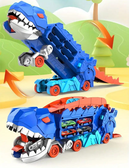 SUPER DINO TRANSFORMER + 6 AUTOS DE REGALO🎁  ®