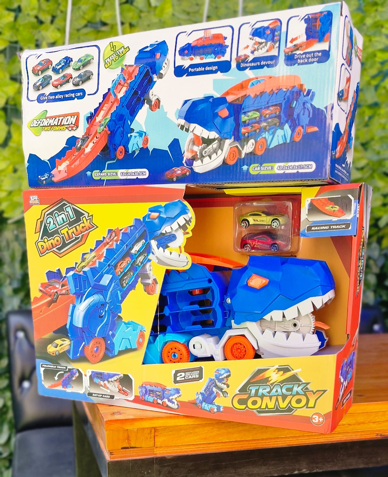 SUPER DINO TRANSFORMER + 6 AUTOS DE REGALO🎁  ®