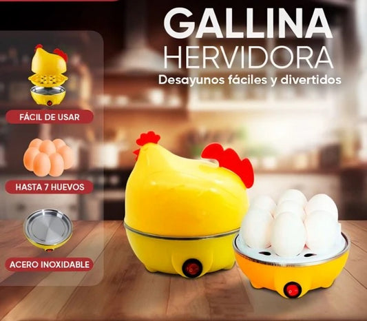 GALLINA VAPORERA HERVIDORA DE HUEVOS