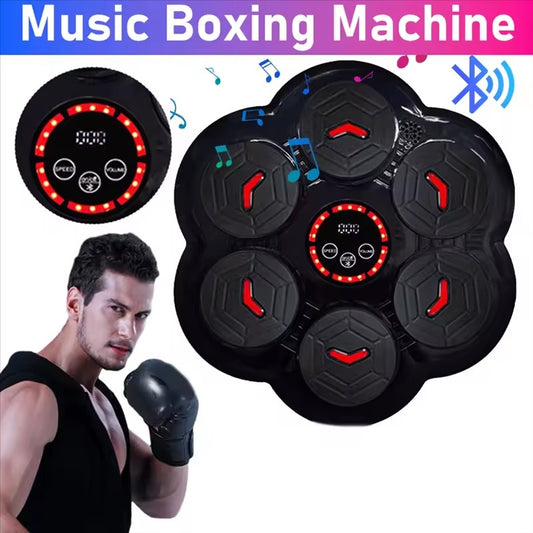 MAQUINA DE BOXEO MUSICAL + 2 GUANTES DE BOX GRATIS