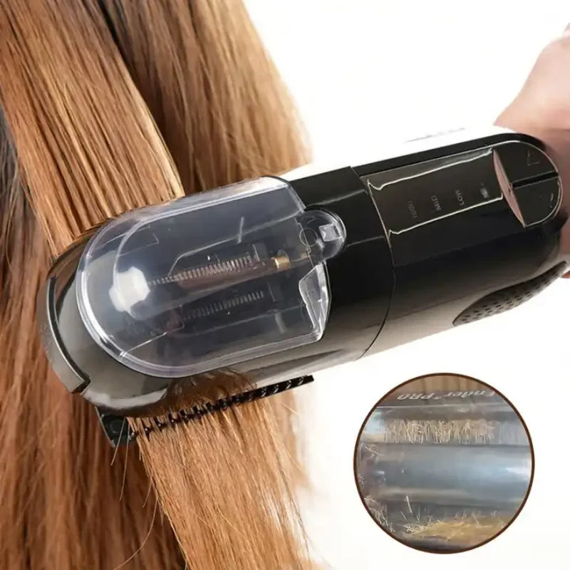 Cortador de Puntas Abiertas, Horquillas + accesorios, Para Cabello Seco, Dañado y Quebradizo.