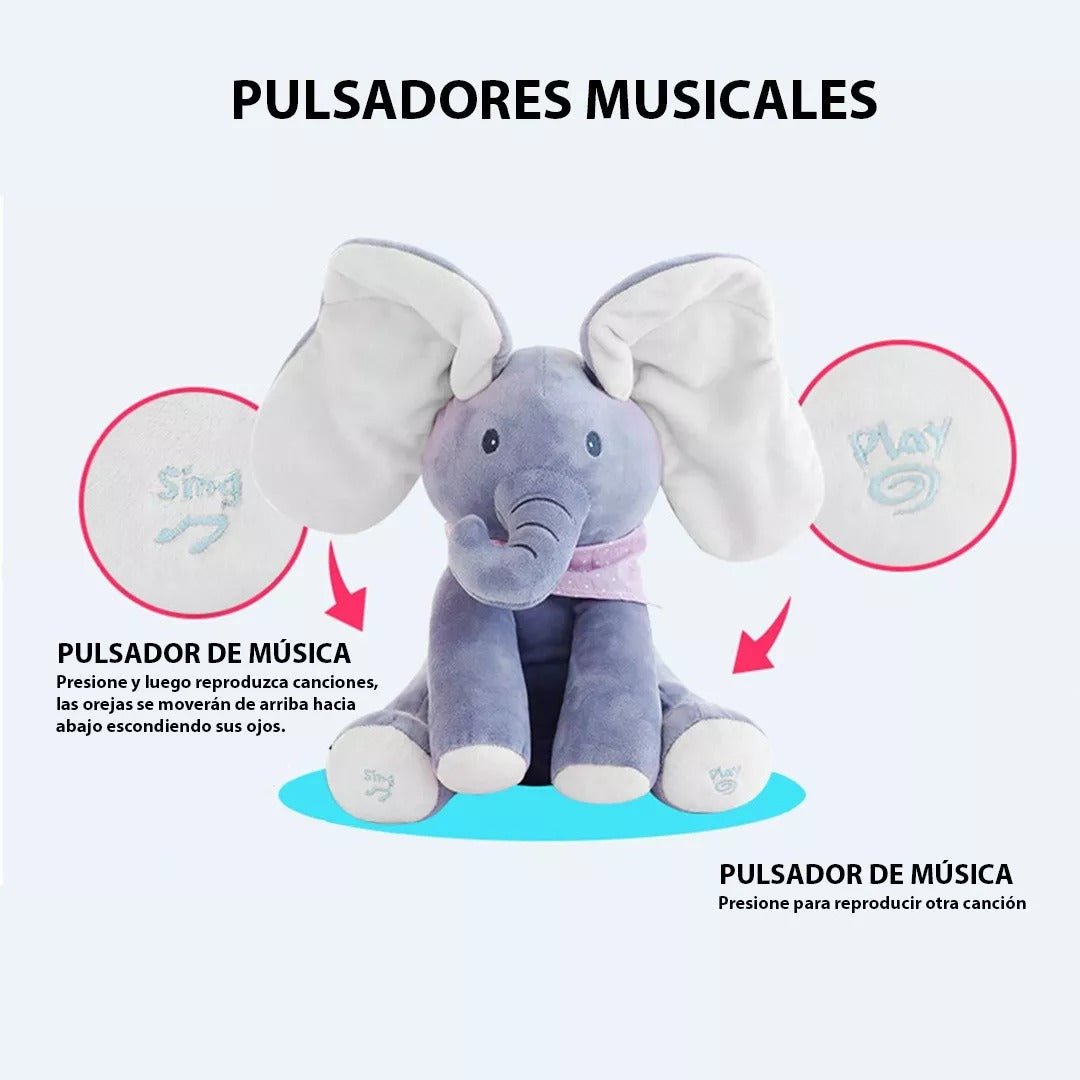 ELEFANTE INTERACTIVO CANTA Y HABLA EN INGLÉS