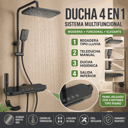 Ducha multifuncional 4 en 1