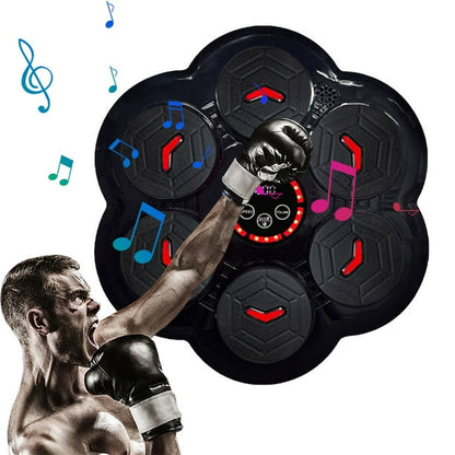 MAQUINA DE BOXEO MUSICAL + 2 GUANTES DE BOX GRATIS