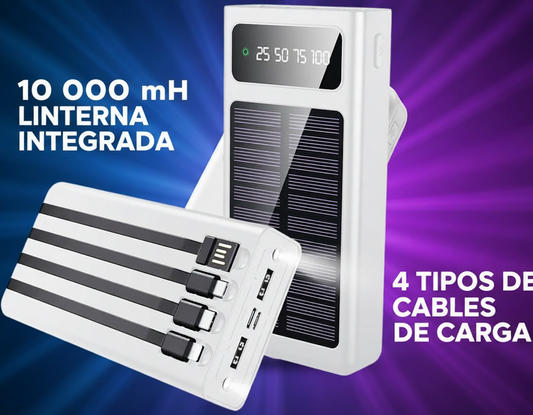BATERÍA PORTATIL MULTIFUNCIONAL DE 10 000 mAH