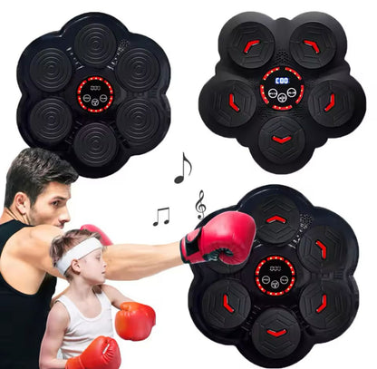 MAQUINA DE BOXEO MUSICAL + 2 GUANTES DE BOX GRATIS