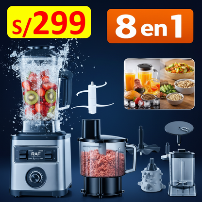 RAF 8 en 1 — Premium hielo berries fondo oscuro