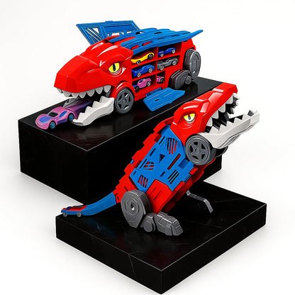 SUPER DINO TRANSFORMER + 6 AUTOS DE REGALO🎁  ®