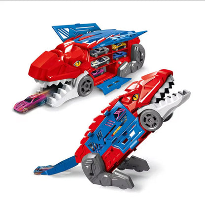 SUPER DINO TRANSFORMER + 6 AUTOS DE REGALO🎁  ®