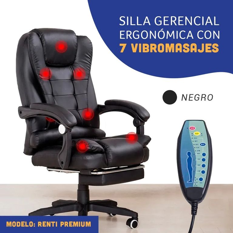 Sillón gerencial 7 puntos de masaje