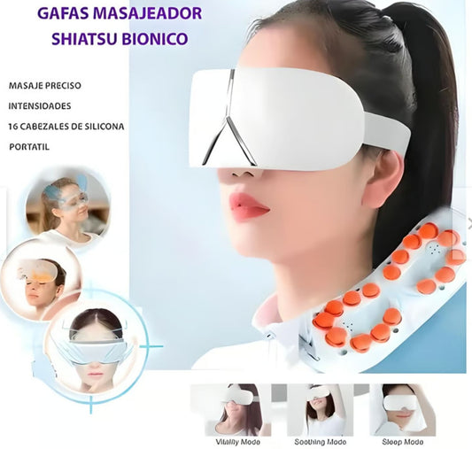 MASAJEADOR DE OJOS INTELIGENTE RECARGABLE PORTATIL